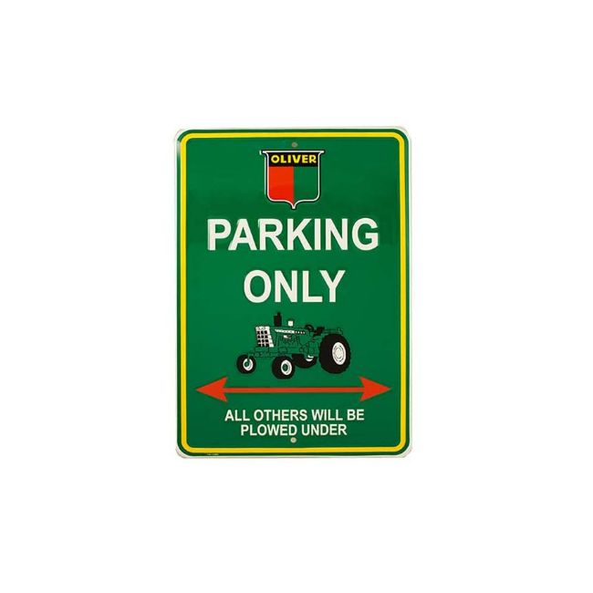 OLIVER METAL PARKING SIGN