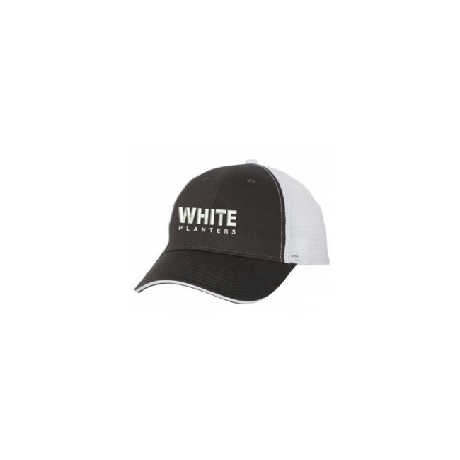 WHITE PLANTERS TRUCKER HAT