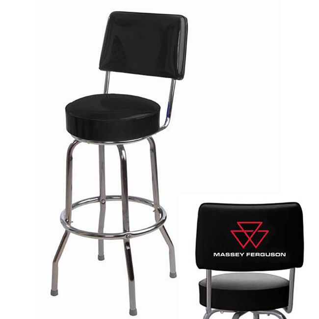 Massey Ferguson Counter Stool with Back