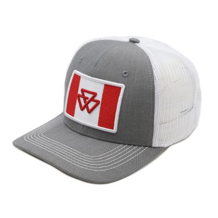 Image of Massey Ferguson Canadian Style Flag Patch Hat