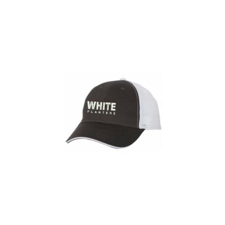 Image of WHITE PLANTERS TRUCKER HAT