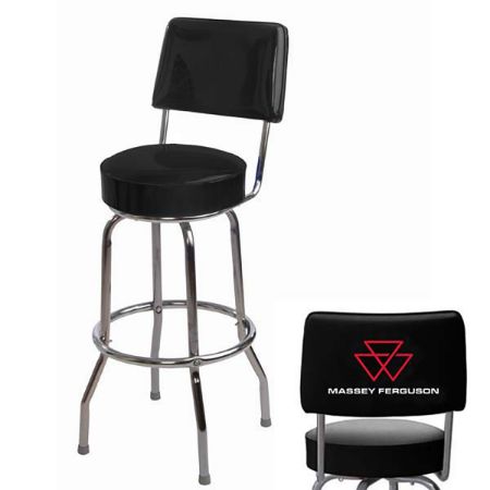 Image of Massey Ferguson Counter Stool with Back